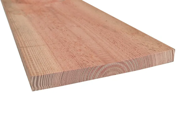 Douglas Plank – Blank, Fijnbezaagd 25 × 2,5 cm, 3 meter, DIYM252503B