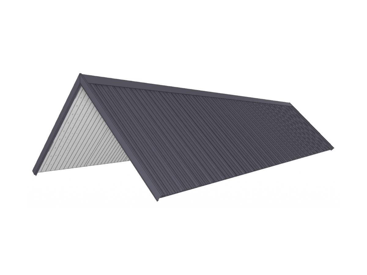 Dakpakket compleet, 3m x 9m, antraciet mat, DIYDAK39AM1