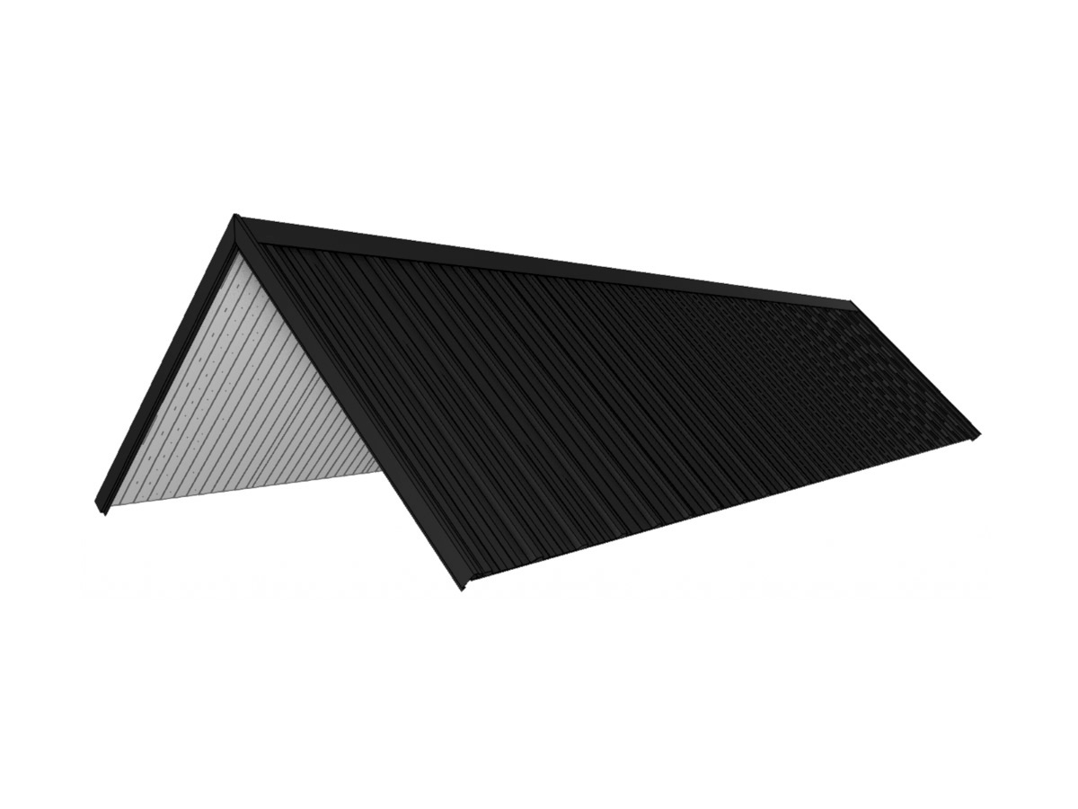 Dakpakket compleet, 3m x 9m, zwart mat, DIYDAK39ZM1