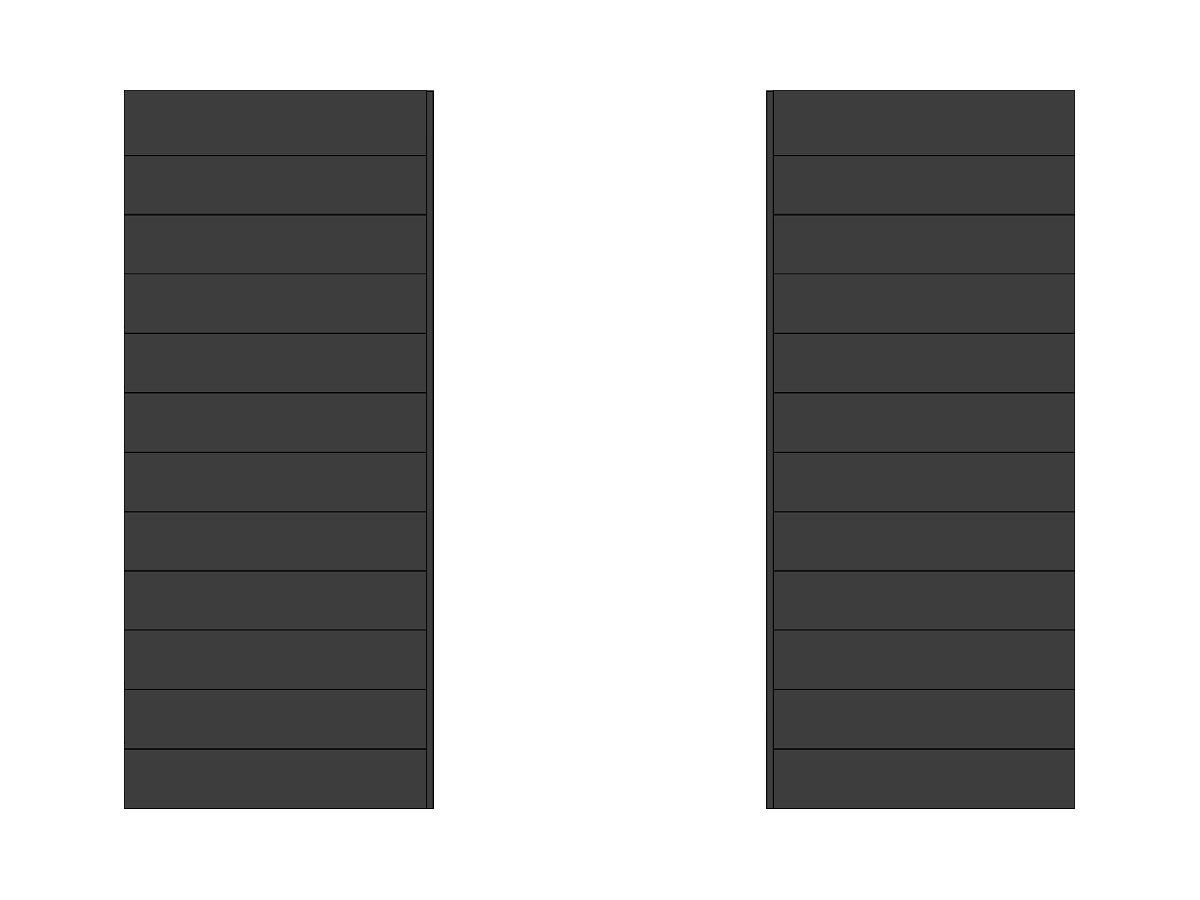 Wand zwart voor loopdeur midden, 3m, DIYW3Z3